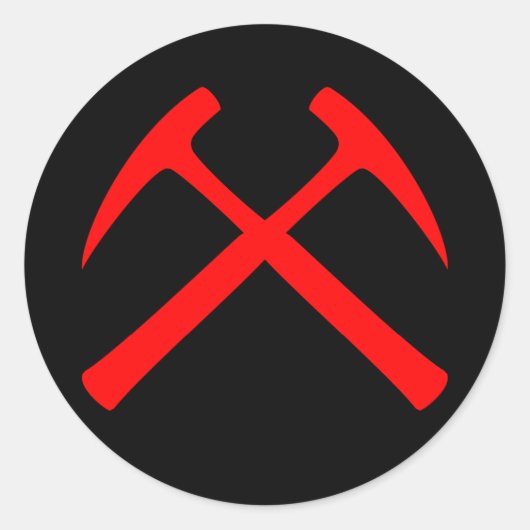 Rock Hammers Sticker (Vorderseite)