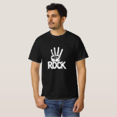 Rock Hand Gesture Graphic T - Shirt (Vorne ganz)