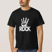 Rock Hand Gesture Graphic T - Shirt (Vorderseite)