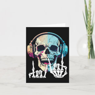 Rock Hand Halloween Kostüm Cool Rock Music Rocker Karte