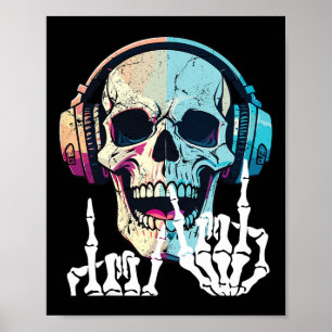 Rock Hand Halloween Kostüm Cool Rock Music Rocker Poster