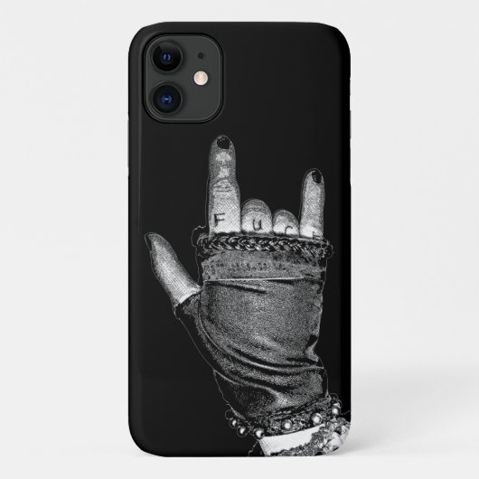 Rock Hand iPhone Hüllen (Rückseite)