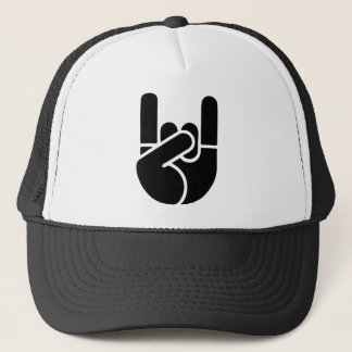 Rock Hand Stencil Truckerkappe