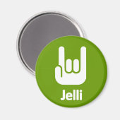 Rock Hands Magnet (Vorderseite/Rückseite)