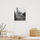 Rock Harbor Lighthouse Poster (Küche)