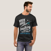 Rock Hard Caulking Services Funny Adult Humor T-Shirt (Vorne ganz)