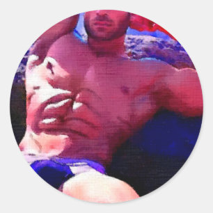 Rock Hard Runder Aufkleber