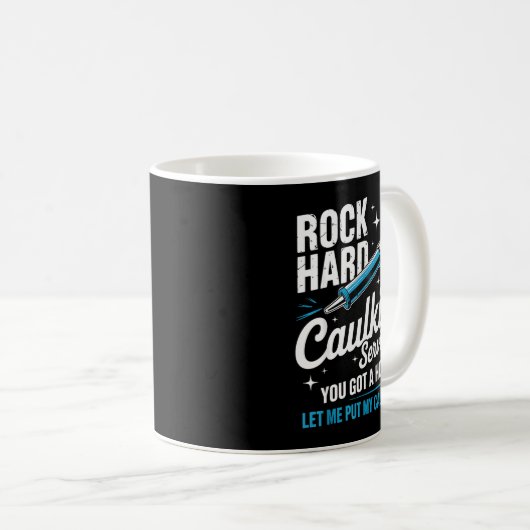 Rock-Harter Dichtungsservice Lustiger Erwachsenen- Kaffeetasse (VorderseiteRechts)
