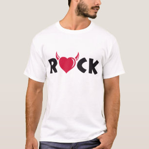 Rock Heart 3c T-Shirt