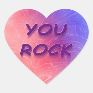 Rock Heart Sticker