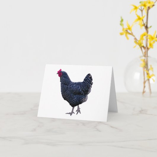 Rock-Henne-leere Karte (Gelbe Blume)