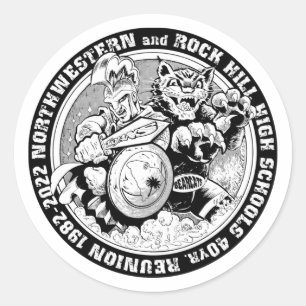 Rock Hill & Northwestern High Wiedersehen Sticker