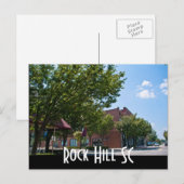 Rock Hill SC Postkarte (Vorne/Hinten)