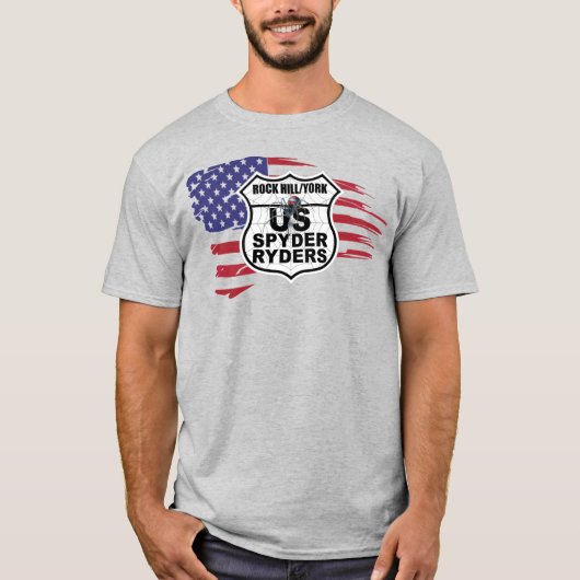 Rock Hill/York Chapter - Tattered Flag T-Shirt (Vorderseite)