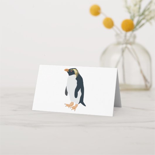 Rock Hopper Penguin Platzkarte (Vorderseite)