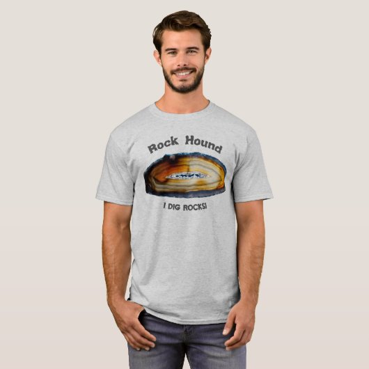 Rock Hound - I Dig Rocks! T-Shirt (Vorne ganz)