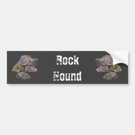 Rock Hound Sammler Funny Autoaufkleber (Vorne)