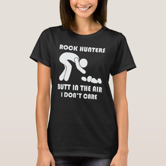 Rock Hunter Butt In The Air I Don't Care   T-Shirt (Vorderseite)