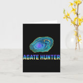 Rock Hunting Rock Collector Agate Geology Agate Hu Karte (Gelbe Blume)