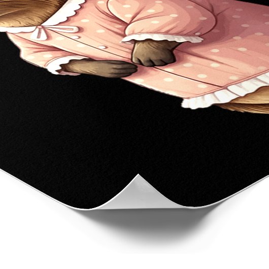 Rock Hyrax Awawa Funny Upset Di Groundhog Night Go Poster (Ecke)