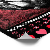 Rock Hyrax Valentine's Day Ugly Sweater Style Poster (Ecke)