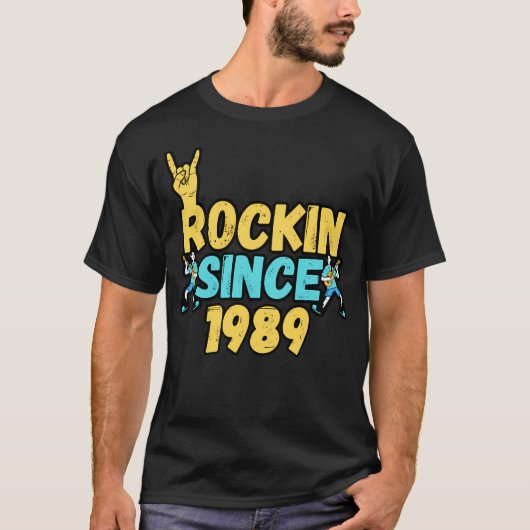 Rock in seit 1989 T-Shirt (Vorderseite)