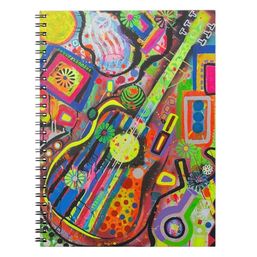 ROCK in US-Notebook Notizblock (Vorderseite)