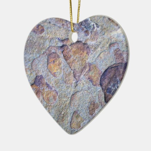 Rock Iron Ore Stone Keramik Ornament (Links)