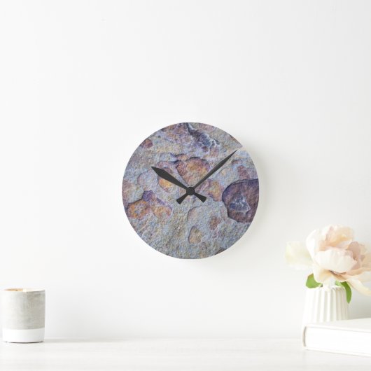 Rock Iron Ore Stone Runde Wanduhr (Zuhause)