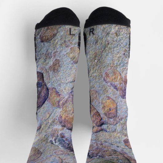 Rock Iron Ore Stone Socken (Oben)