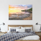 Rock Island Boathouse große Leinwand (Insitu (Schlafzimmer))