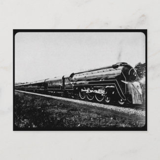 Rock Island Chicago nach Kalifornien Postkarte