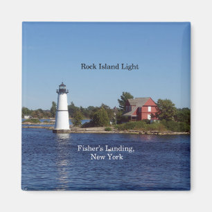 Rock Island Light-Magnet Magnet