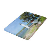 Rock Island Lighthouse, New York Bath Mat Badematte (Schrägansicht)