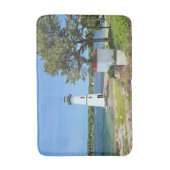 Rock Island Lighthouse, New York Bath Mat Badematte (Vorderseite Vertikal)
