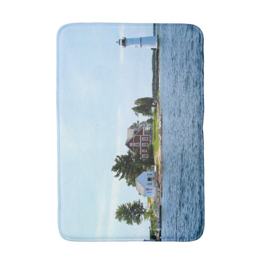 Rock Island Lighthouse, New York Bath Mat Badematte (Vorderseite Vertikal)
