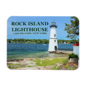 Rock Island Lighthouse, New York Flex Magnet (Horizontal)