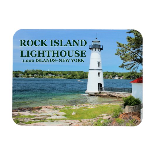 Rock Island Lighthouse, New York Flex Magnet (Horizontal)