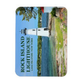 Rock Island Lighthouse, New York Flex Magnet (Vertikal)