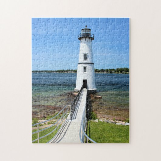 Rock Island Lighthouse, New York Jigsaw Puzzle (Vertikal)