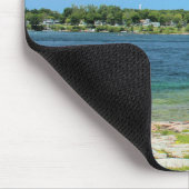 Rock Island Lighthouse, New York Mousepad (Ecke)