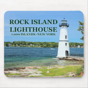 Rock Island Lighthouse, New York Mousepad