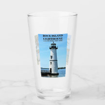 Rock Island Lighthouse, New York Pint Glass