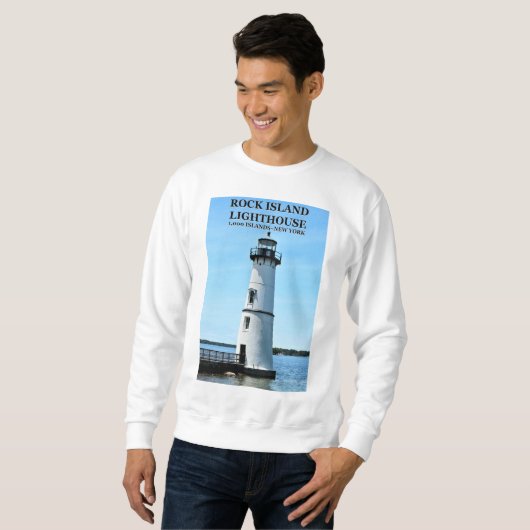 Rock Island Lighthouse, New York Sweatshirt (Vorne ganz)