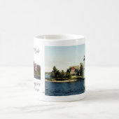 Rock Island Lighthouse Tasse (Mittel)