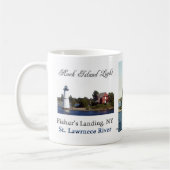 Rock Island Lighthouse Tasse (Links)