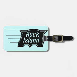 Rock Island Railroad Geschwindigkeits-Logo Gepäckanhänger