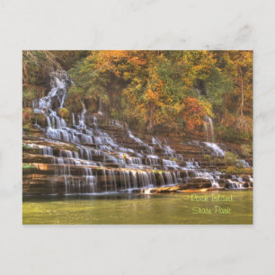 Rock Island Staat Park Postkarte