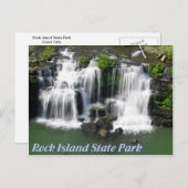 Rock Island Staat Park Tennessee: Große Fälle Postkarte (Vorne/Hinten)