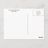 Rock Island Staat Park Tennessee: Große Fälle Postkarte (Rückseite)